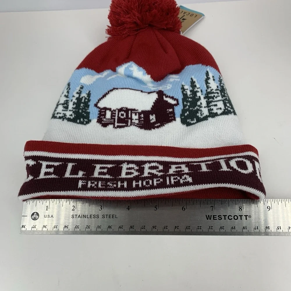 Sierra Nevada Brewing Beanie Celebration Fresh Hop IPA Locale Hat Pom Cap w/ Tag